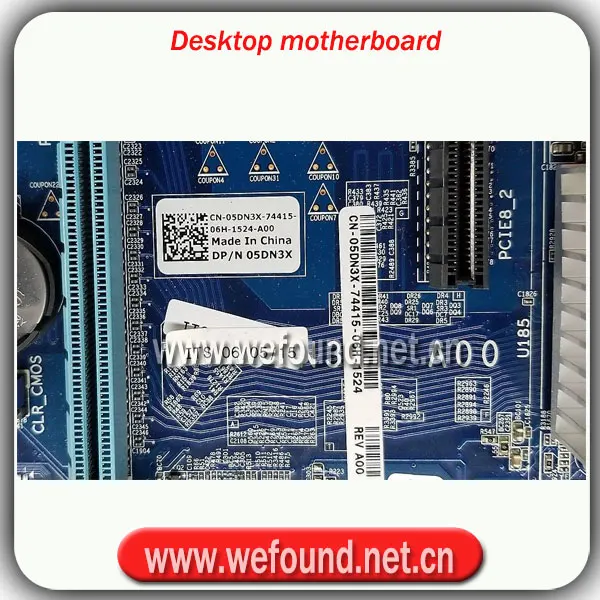 Материнская плата для XPS9100 5DN3X X58 X5650 W3670 100% рабочий настольный компьютер системная