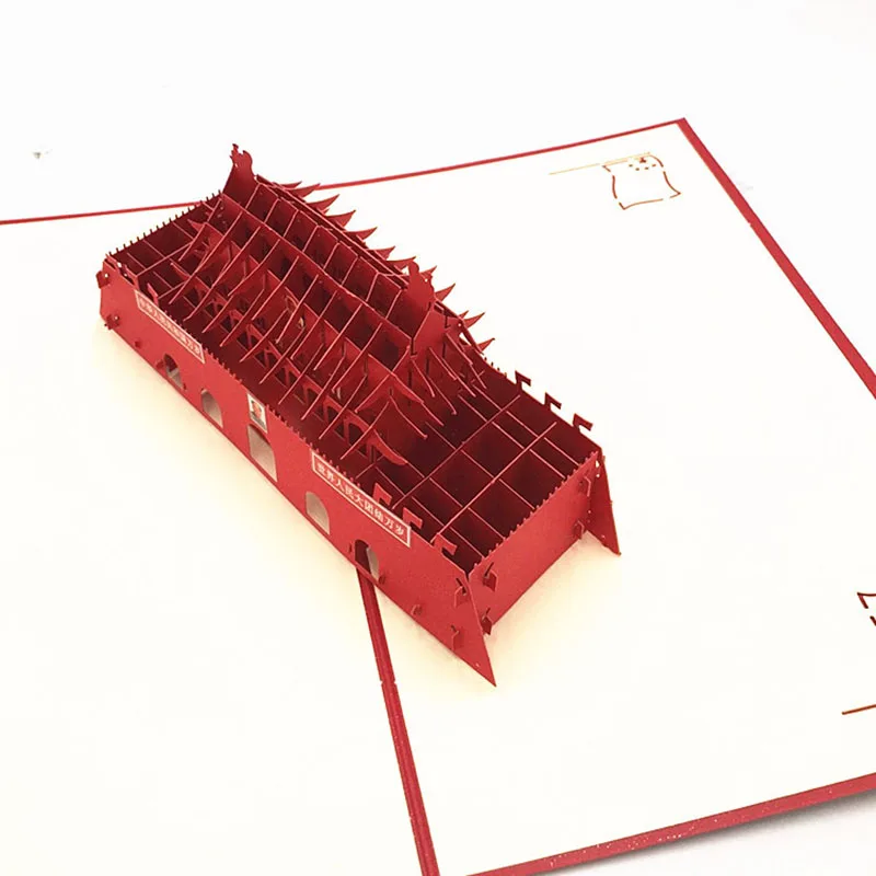 1 шт. Креативные 3D китайские Стильные Классические Вечерние Пригласительные