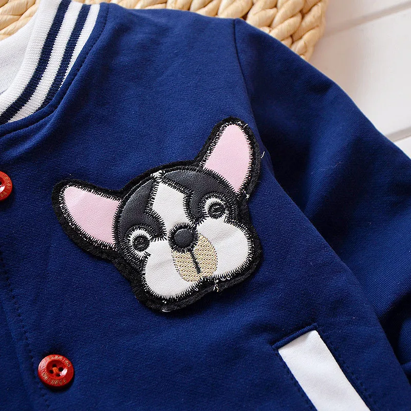 BibiCola/Одежда для маленьких мальчиков куртка повседневная Весенняя верхняя одежда