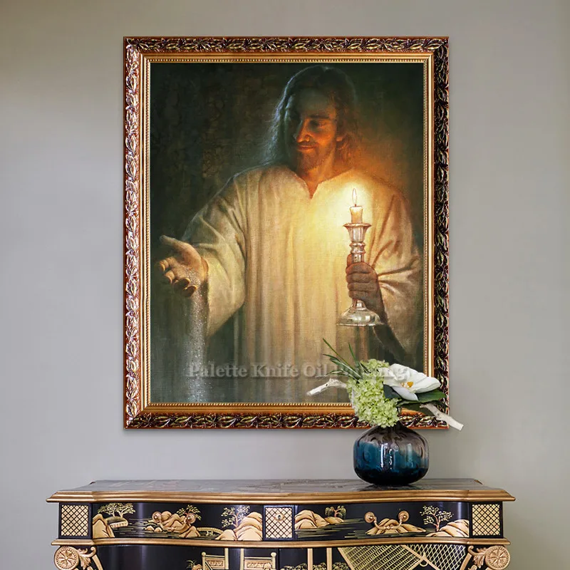 Картина маслом на холсте с изображением Иисуса Христа 83|art pictures|picture for living roomcanvas