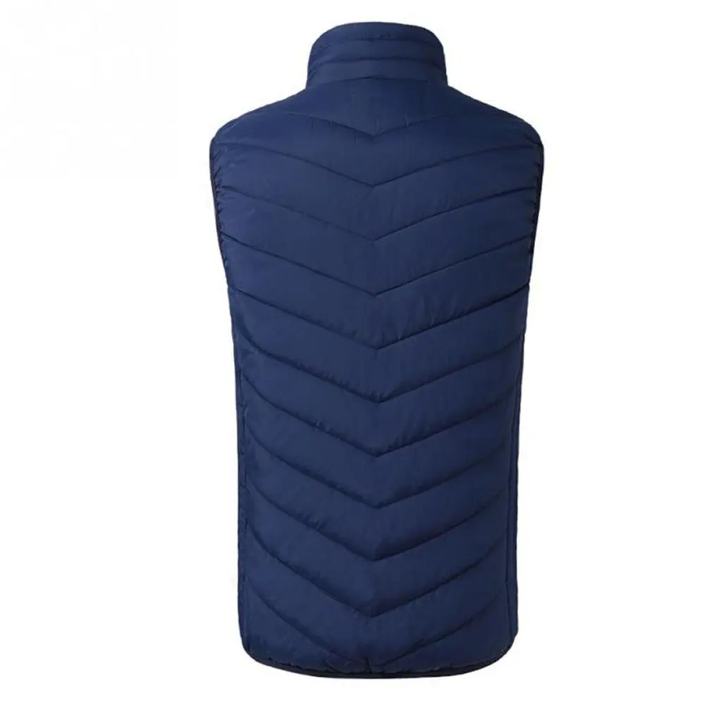 Intelligent Charging Heating Vest Electric Heated USB Thermal Warm Cloth Durable Winter Jackets Blue | Бытовая техника