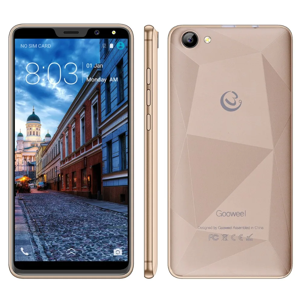 Gooweel M5 плюс Face ID смартфон 5 99 дюймов ips 18:9 экран мобильный телефон MTK6580 четыре ядра