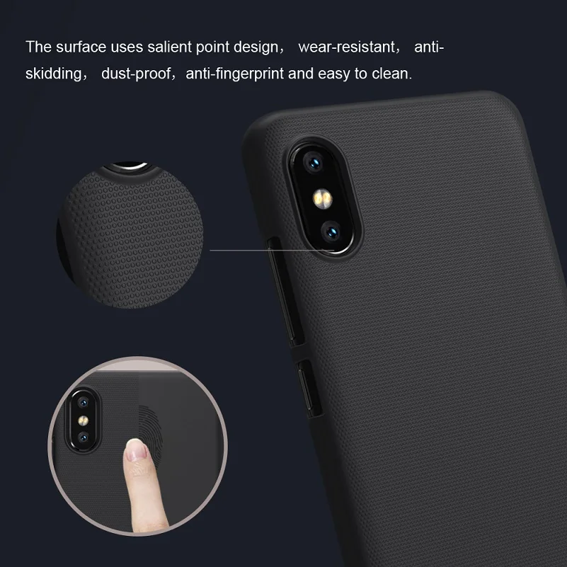 Для xiaomi mi 8 pro Чехол 6 21 ''NILLKIN матовая жесткая задняя крышка Подарочный