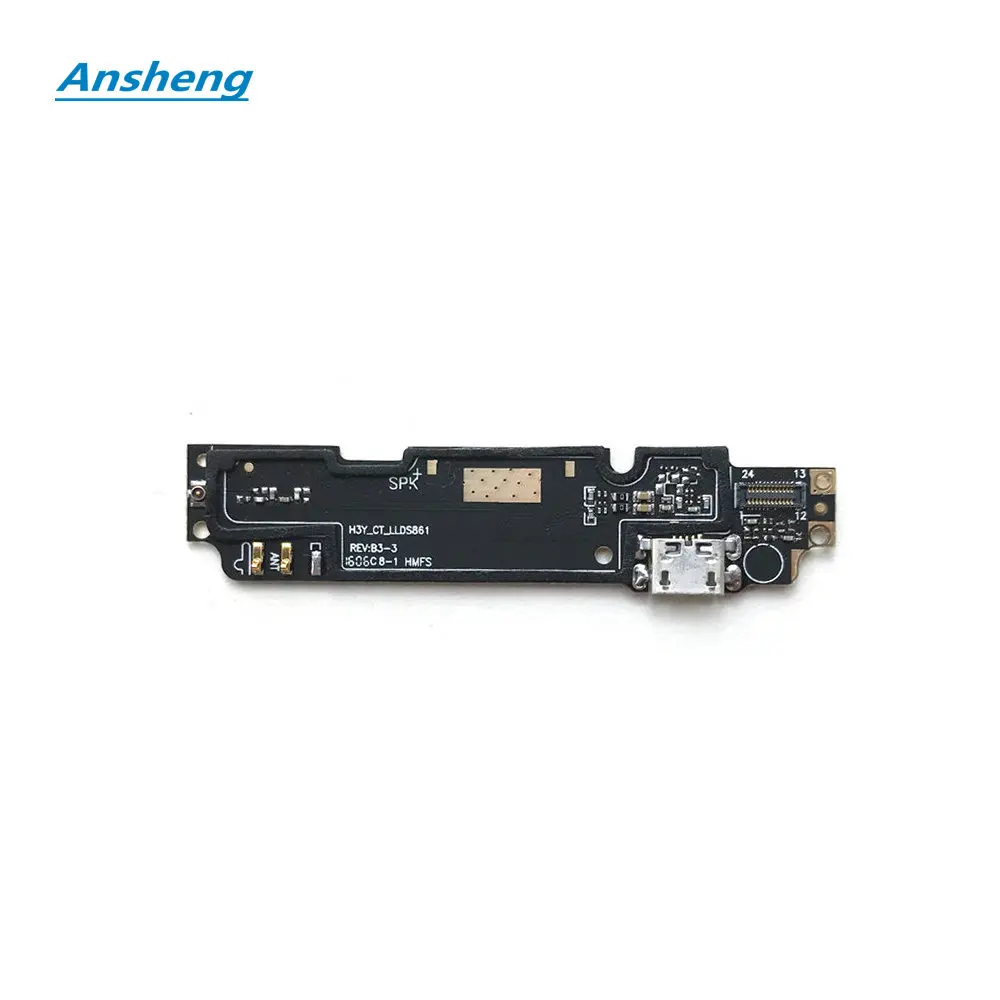 Ansheng зарядный порт USB зарядное устройство док станция гибкий кабель для Xiaomi Redmi Note