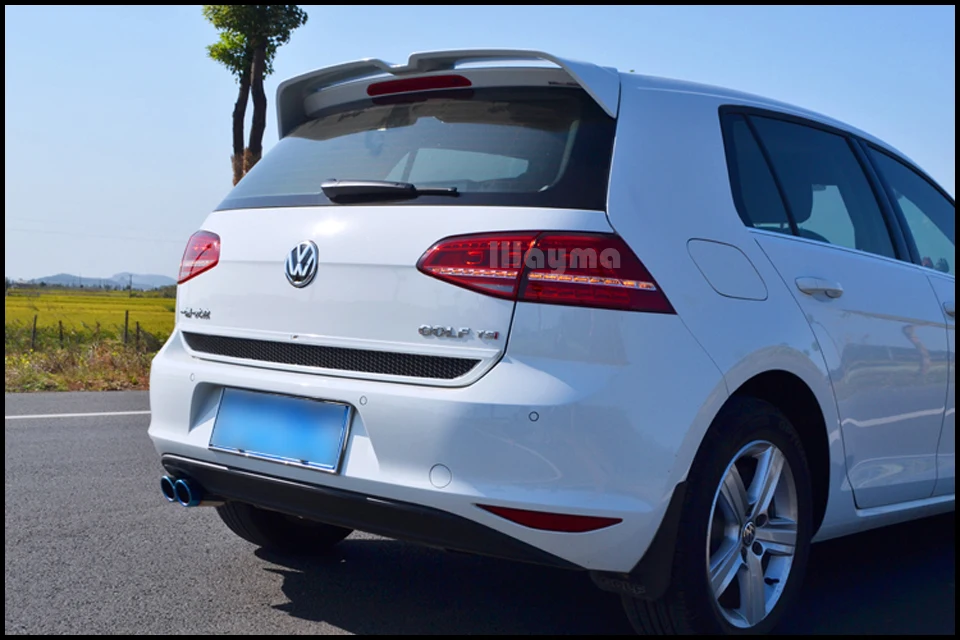 Эттингер Стиль ABS задний багажник спойлер для VW Golf VII standard edition 1.6L 1,4 T матовый черный спойлер заднего крыла 2013- год MK7