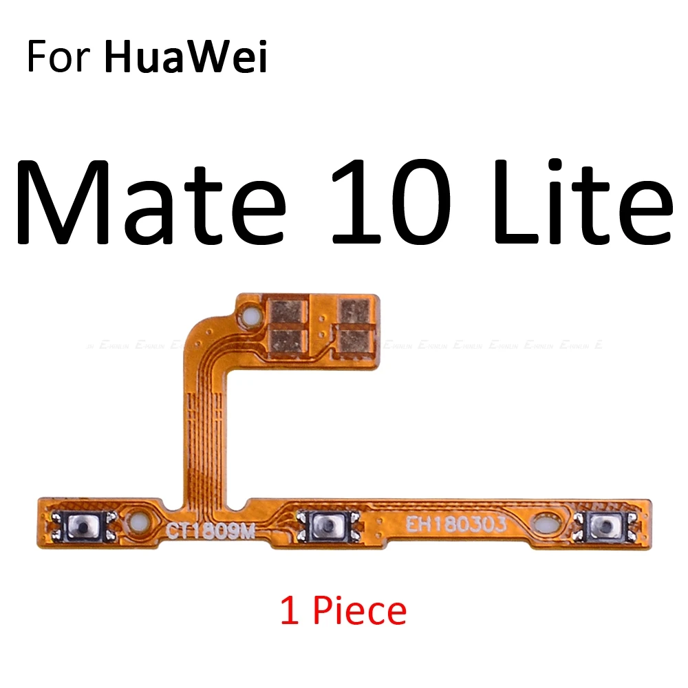 Немой переключатель питания лента-брелок часть для HuaWei mate 20X10 9 Pro Lite P Smart Plus кнопка включения/выключения громкости управление гибким кабелем