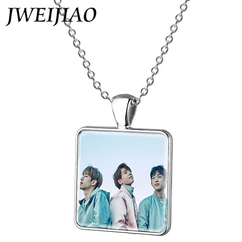 JWEIJIAO KPOP GOT7 Fly Hard Carry альбом ожерелье JB MARK Фото Подвеска цепочка аксессуары для