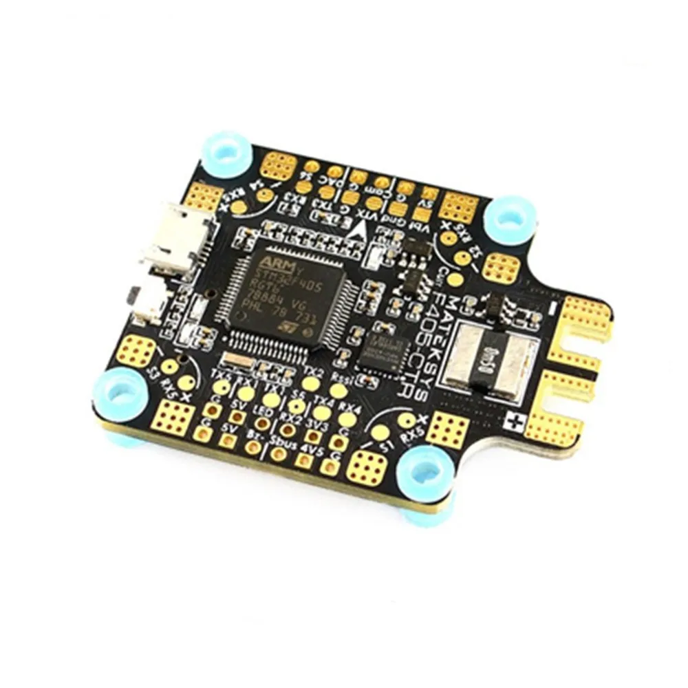 Matek System BetaFlight F405-CTR Контроллер полета встроенный PDB OSD 5 V/2A BEC Датчик тока для