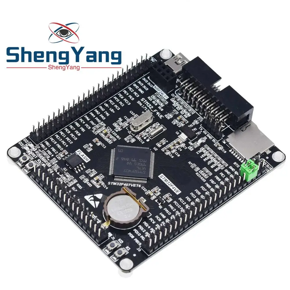Шэньян STM32F407VET6 Совет по развитию Cortex-M4 STM32 минимальная система обучения доска ARM основной плате