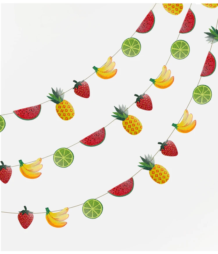 Гавайские Фламинго Лето Luau джунгли вечерние DIY Тропические Зеленые листья гирлянда баннер Festa Дети День рождения украшения для вечеринки сделанные своими руками