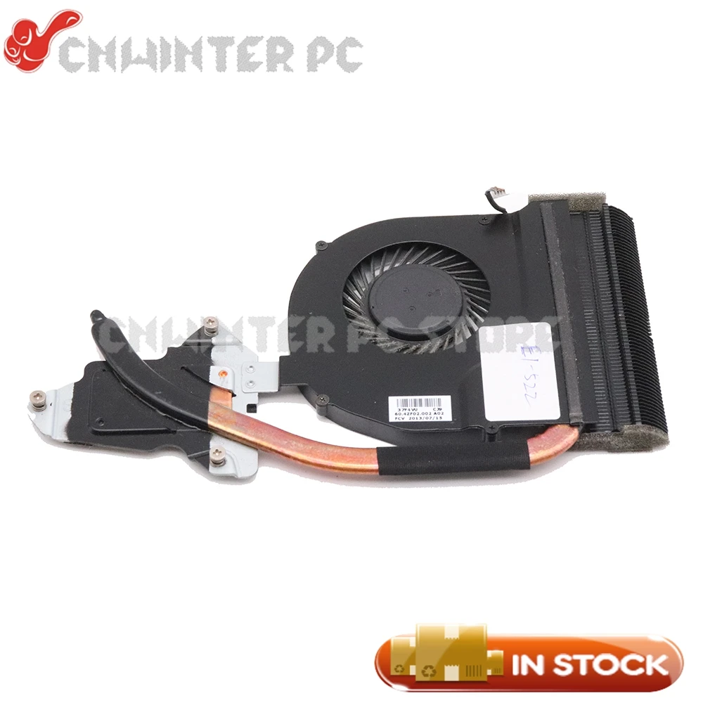 NOKOTION 60.4ZF02.002 Rdiator для Acer aspire E1-522 E1-522G Охлаждающий радиатор ноутбука CPU GPU вентилятор