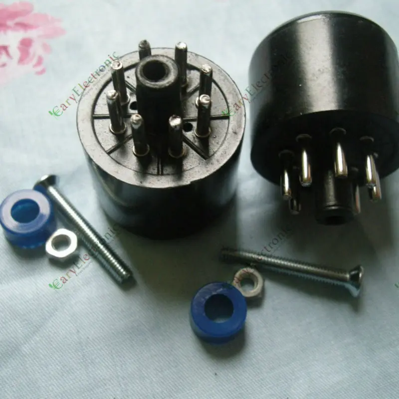 Продажа оптом и в розницу 2 шт. 8 штырьков бакелитовая трубка SOCKET SAVER для 6L6 EL34 KT88 6550