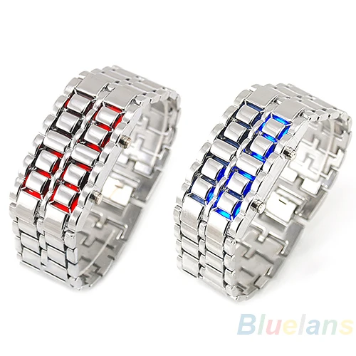 2013 Новая мода для мужчин и женщин Лава Железный самурайский металлический LED