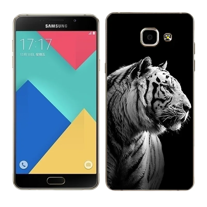 Чехол для Samsung Galaxy A7 (2016) A710 A710F Мягкий Силиконовый ТПУ чехол телефона Модный с