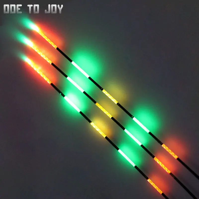 3 шт. Led электронных Поплавок + Батарея Ночное Видение Электрический поплавок свет
