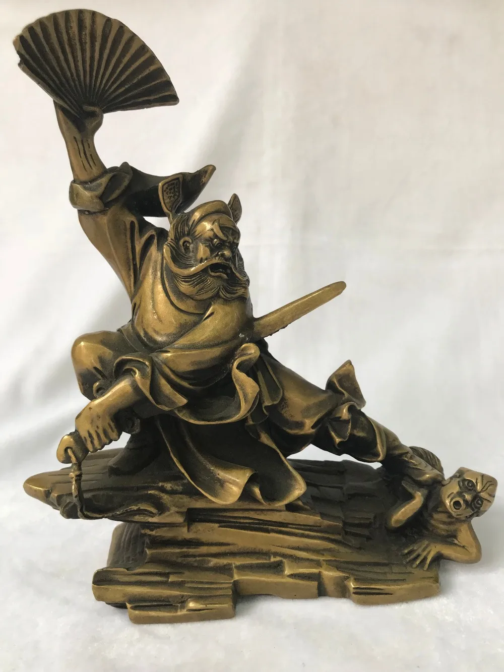 Китайская медная статуя Чжун Куй | Дом и сад