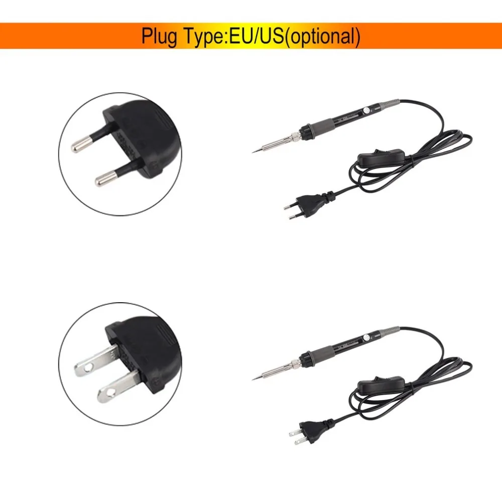 60 Вт электронный паяльник Электрический Регулируемая температура Мини Ручной