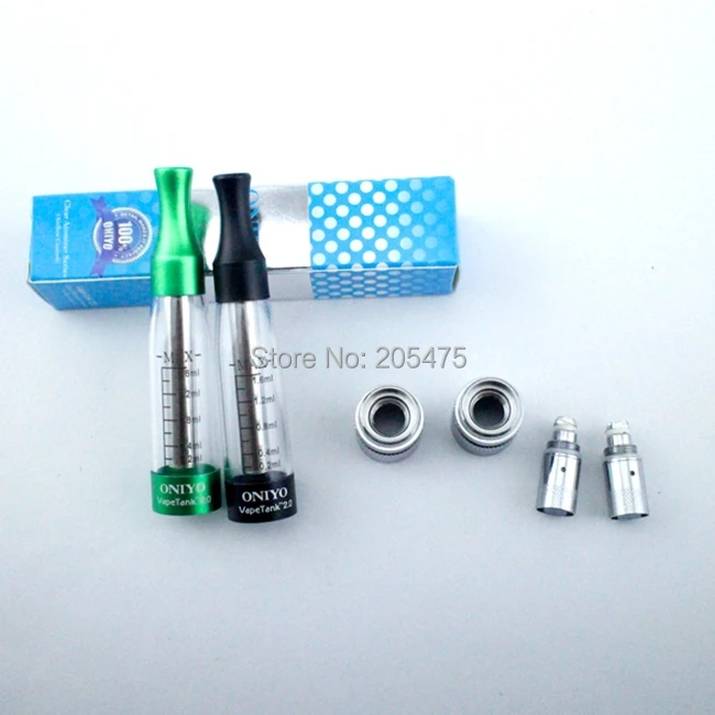 High Quality Atomzier ONIYO Vape tank 2.0 airflow control dual coil 1.6ml Oniyo vapetank fit for 510 thread (2.0 ohm) | Электроника
