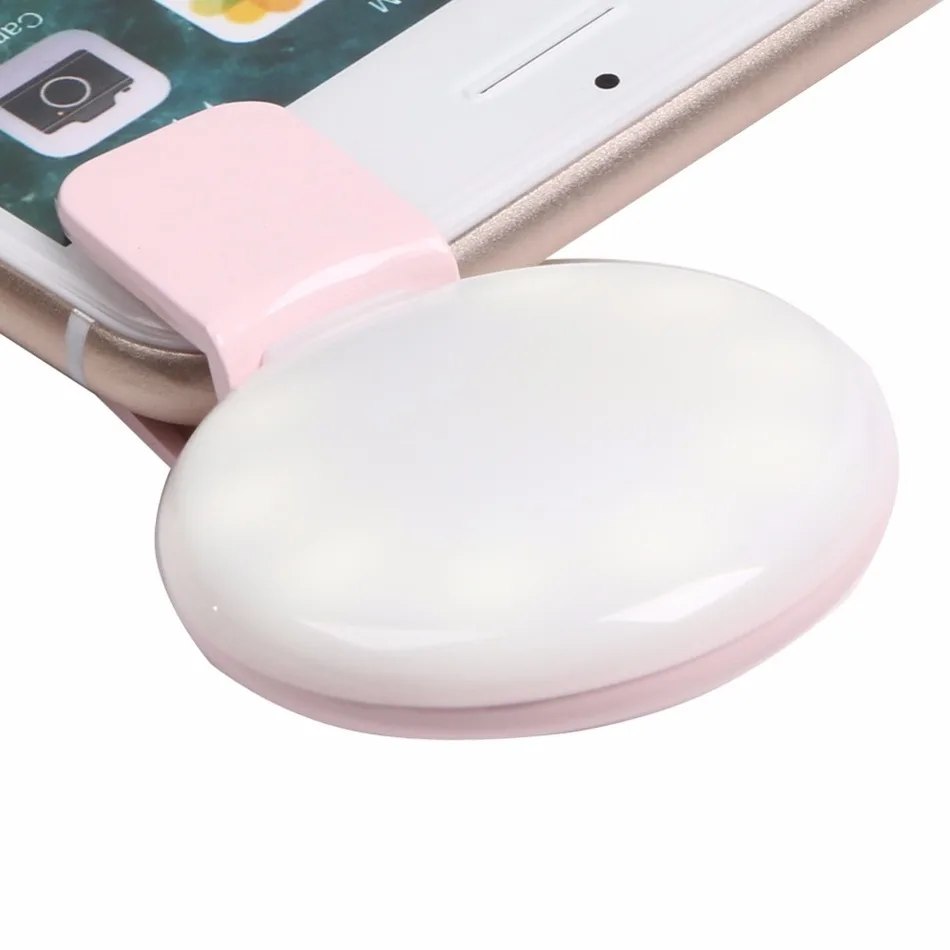 Mini для селфи Портативный светодиодной вспышкой заполнить фото Камера Свет