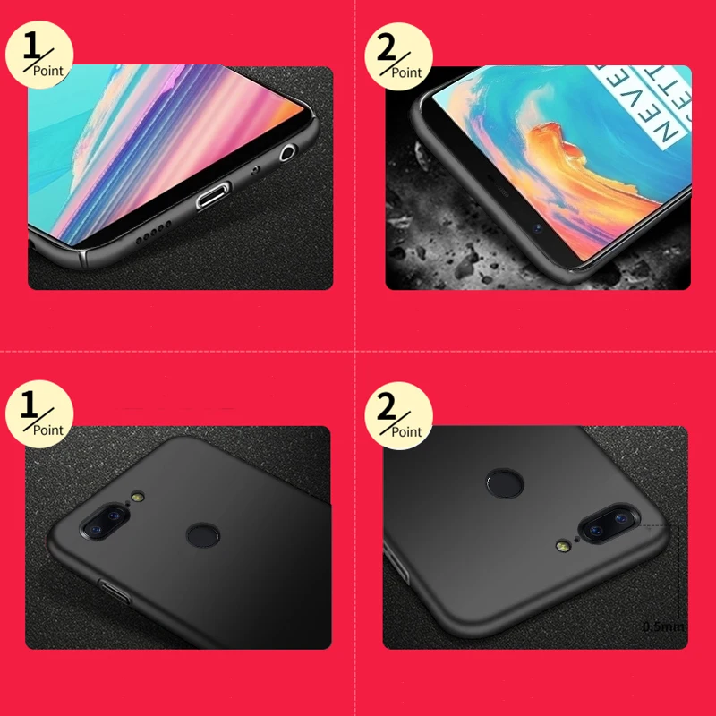 Чехол для oneplus 5 t оригинальный жесткий чехол MOFI 1 + one plus телефона 5t|case plus|case covercase case