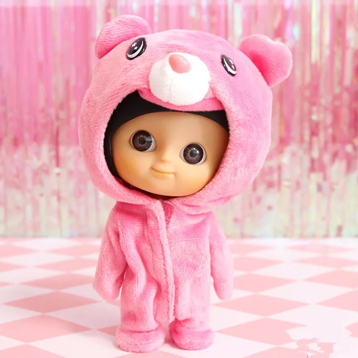 Милый медведь куклы макияж IXDOLLS Blyth детские игрушки с одеждой большие глаза головы утки Тигры sheeps Фабрика