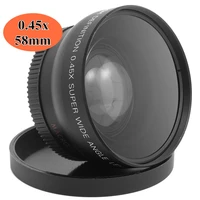58mm 0 45x wide angle with macro lens wide angle lente for canon nikon eos 350d 400d 450d 500d 1000d 550d 600d 1100d