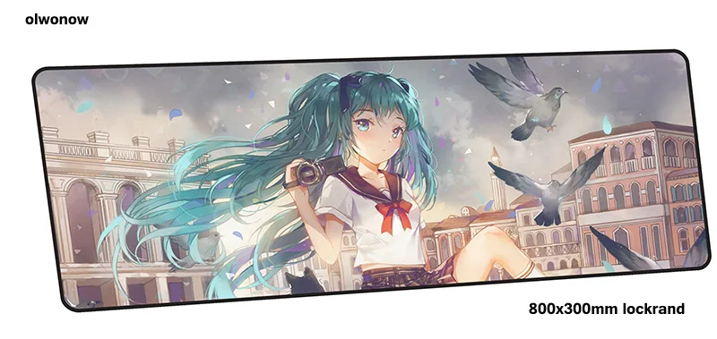 design 3 Коврик для мыши Hatsune Miku computador gamer, коврик для мыши 800x300x2 мм, коврик для мыши, эргономичный гаджет, офисный стол, коврики - Цвет: design 3