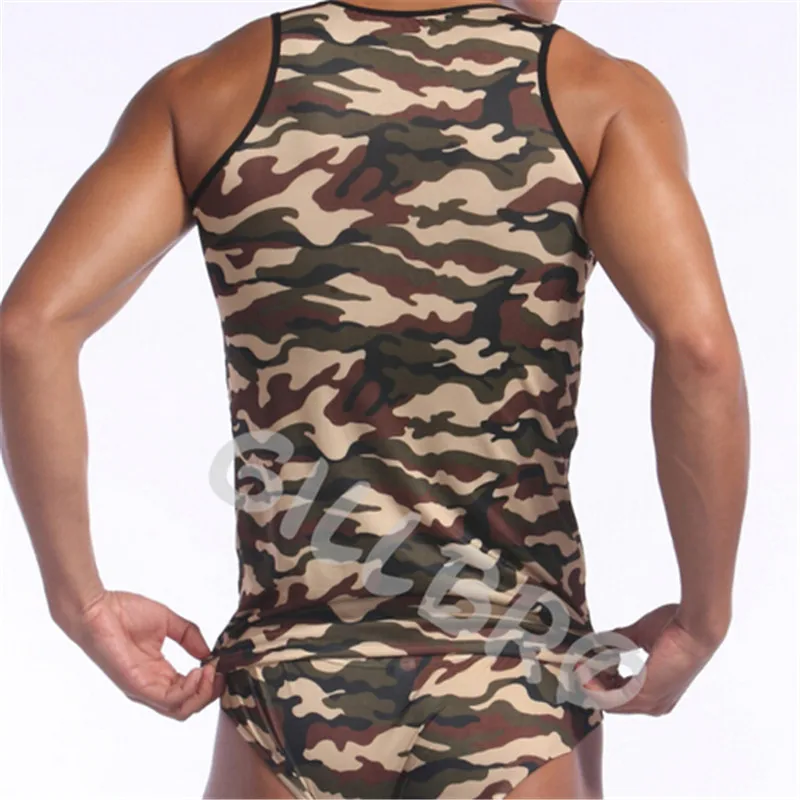 Мужская камуфляжная футболка футболка|mens camouflage tank top|men undershirtcamouflage |