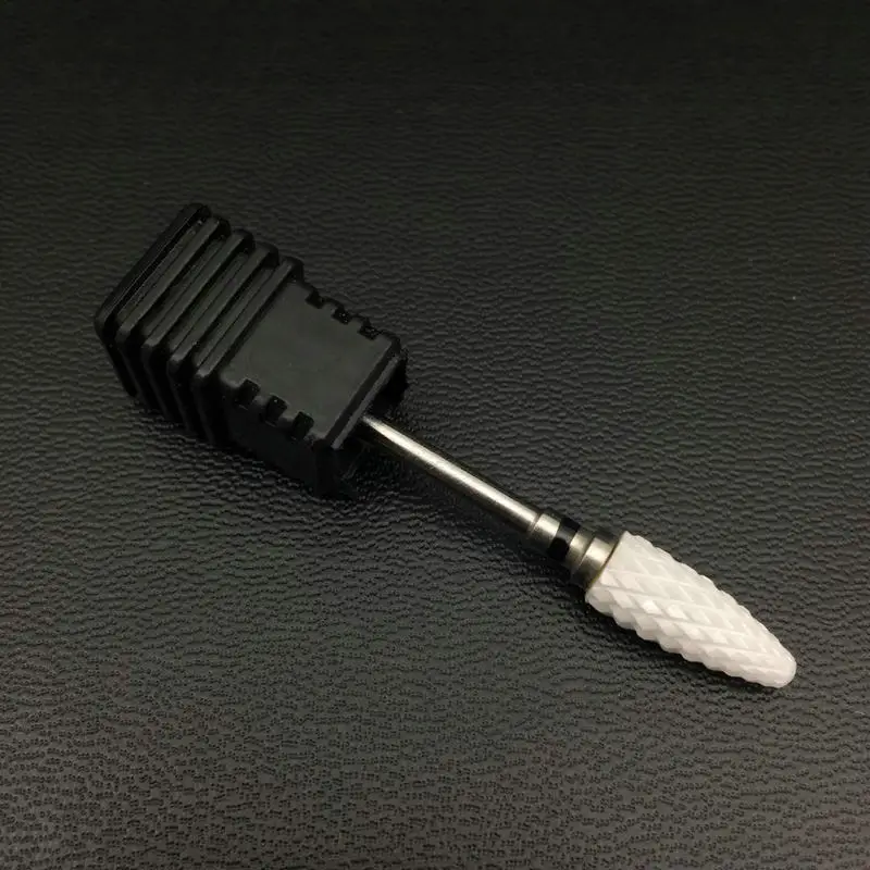 Bullet-XC 3/3" Керамические сверла для ногтей, инструмент для полировки геля, 2,35 мм, фреза, Электрический Маникюрный станок, аксессуары - Цвет: Bullet-XC