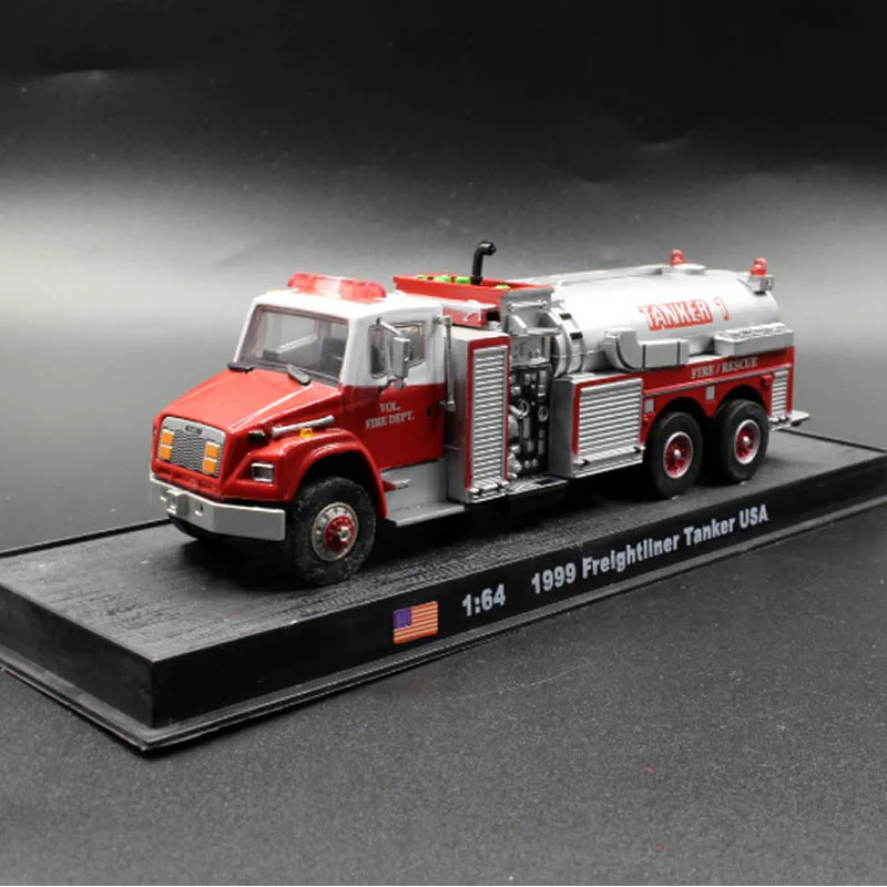 1/64 классический 1999 Американский freltliner танкер игрушка «пожарная машина» Автомобили сплав литой Металл Модель автомобиля игрушки автомобиль