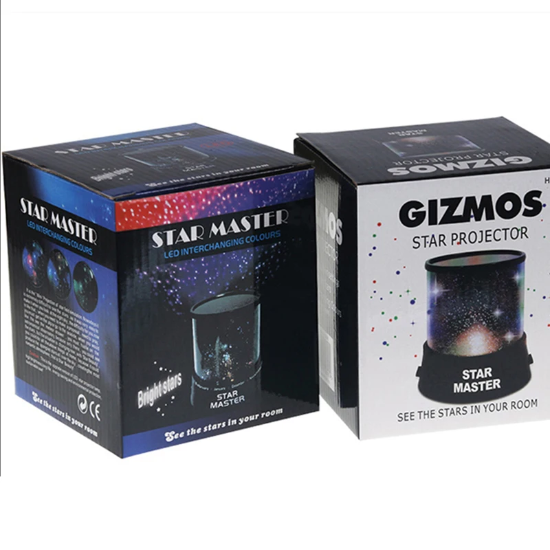 

LED Rotating Star Projector Novelty Lighting Moon Sky Rotation Kids Baby Nursery Night Light Battery Operated Emergency usb Lamp