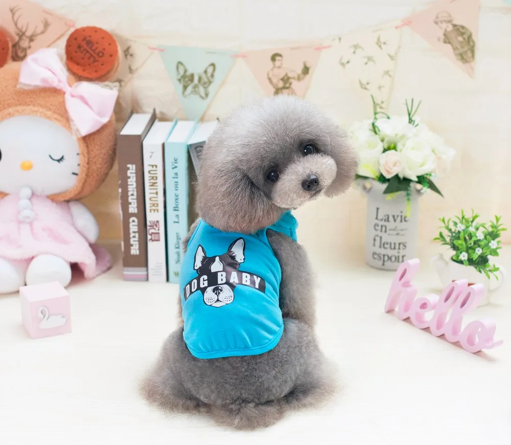 Новый Милый Корея dogbaby Pet Товары для собак жилет пальто щенок одежда на весну и
