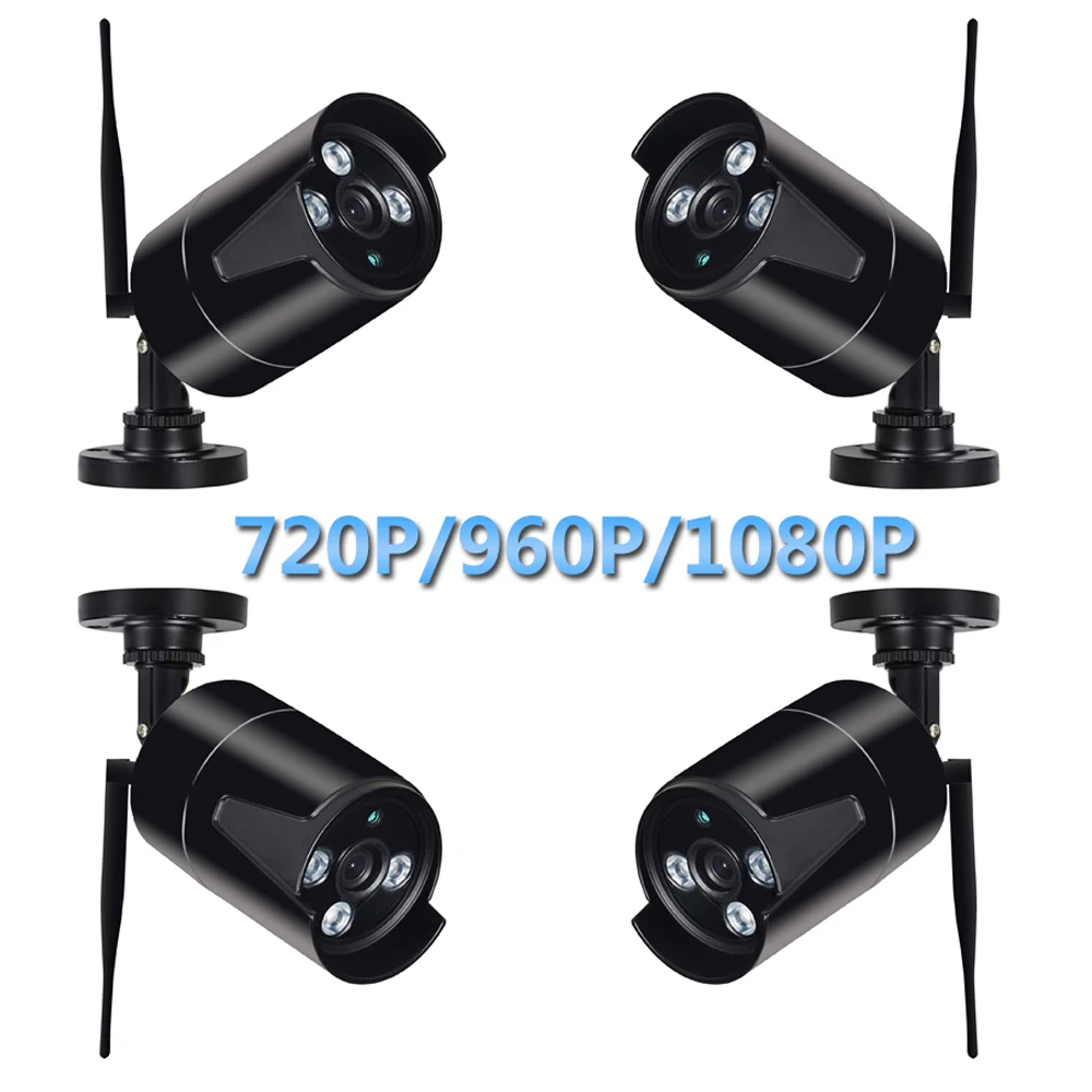 PUAroom 4ch 1080P Беспроводная IP камера видеонаблюдения NVR комплекты системы