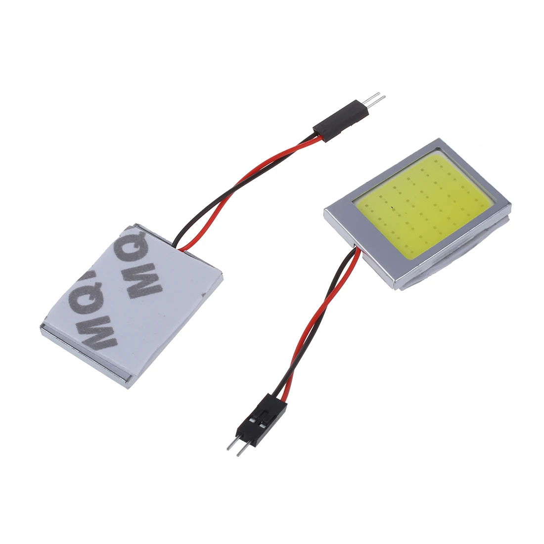 2 X T10 панель 24 SMD COB LED лампа для чтения автомобиля/потолочный светильник белый +