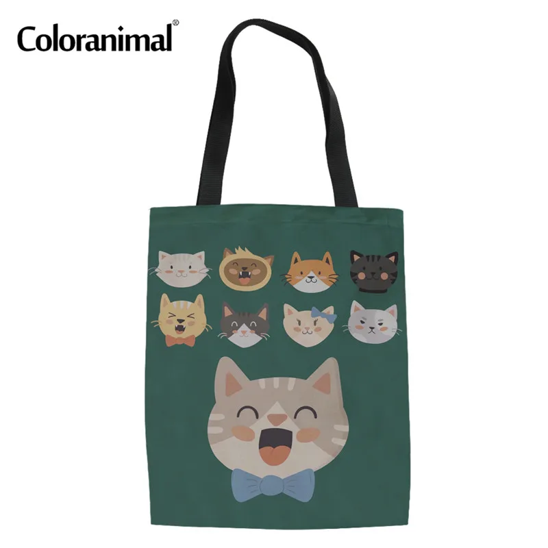 Сумки Coloranimal для женщин школьная сумка на плечо девочек подростков многоразовые