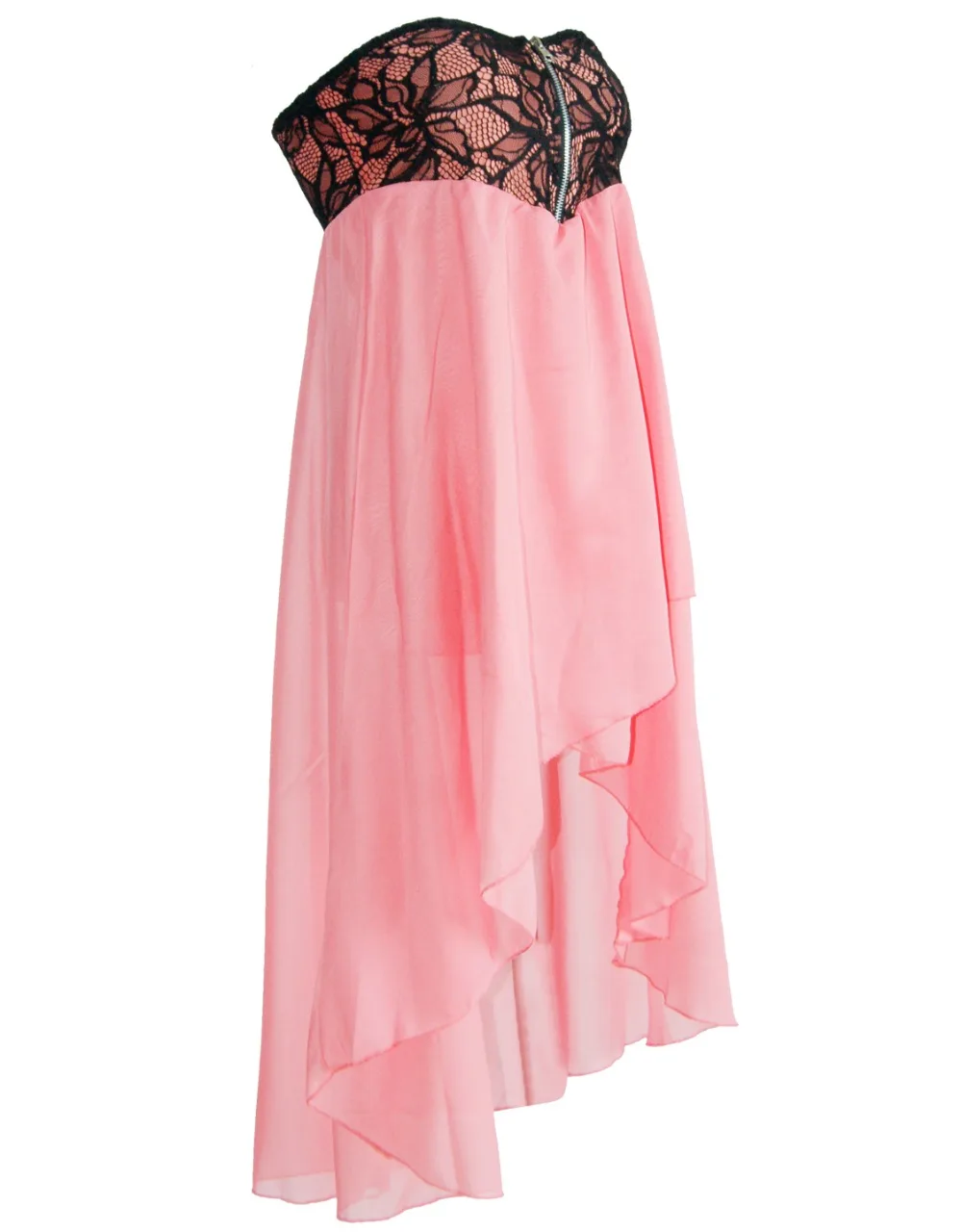 Женское шифоновое платье без бретелек Элегантное повседневное в украинском