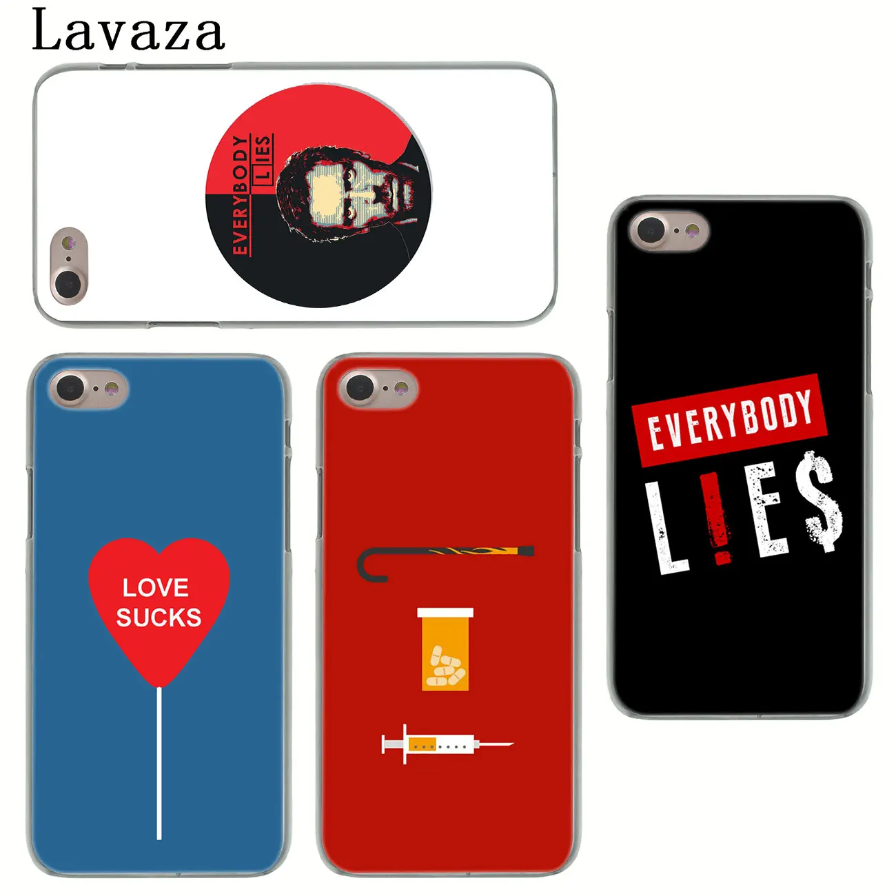 Твердый чехол для телефона Lavaza House MD everybody lies iPhone XR X XS 11 Pro Max 10 7 8 6 6S 5 5S SE 4S