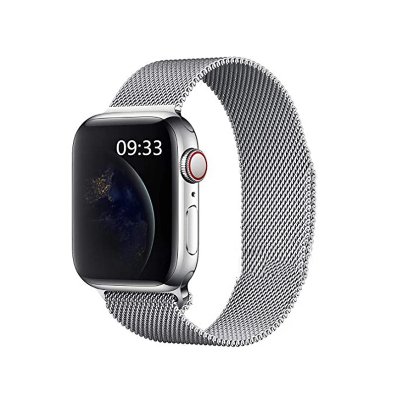 Миланский Браслет Нержавеющая сталь ремешок для наручных часов Apple Watch серии 1/2/3