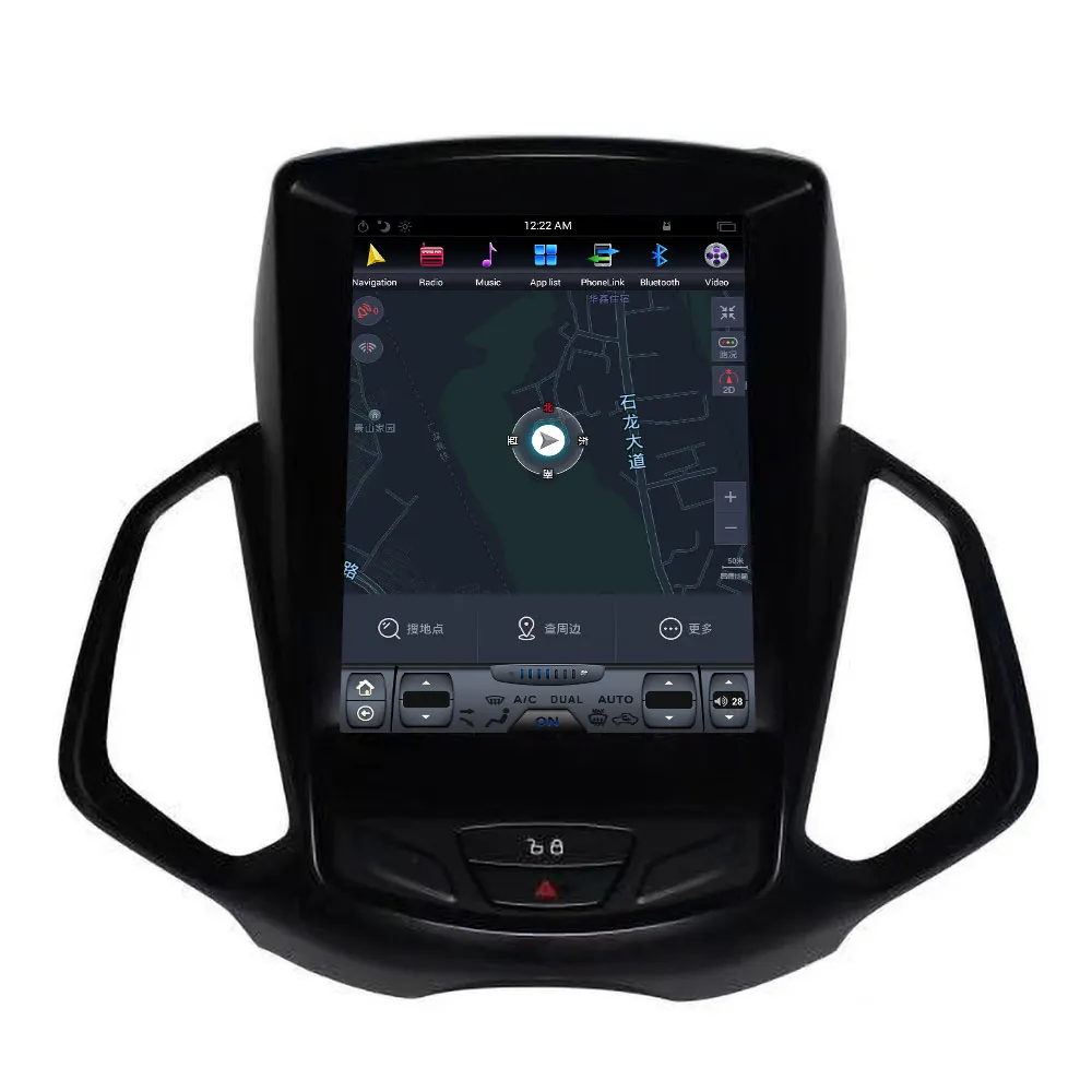 10," Tesla автомобильный Радио вертикальный экран для FORD EcoSport 2013- gps навигационный рекордер головное устройство мультимедийный плеер 2+ 32G