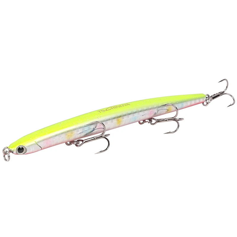 Le Fish TSURINOYA DW47 110 мм 12 г Тонущий Приманка для рыбалки карандаш тройные Крючки тонкие