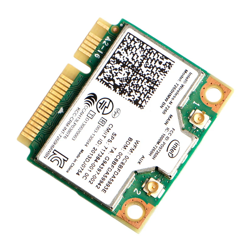 Новый модуль Wi-Fi карты Intel Wireless-N 7260HMW BN Half Mini PCIe PCI-Express WLAN | Компьютеры и офис
