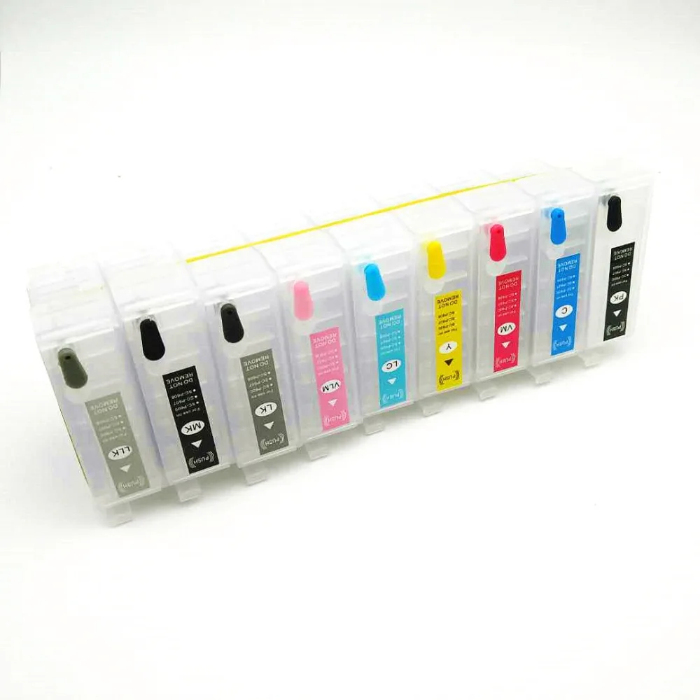 Многоразовые чернильные картриджи einkstore для принтера Epson P600 surecolor Surecolor SC с чипами