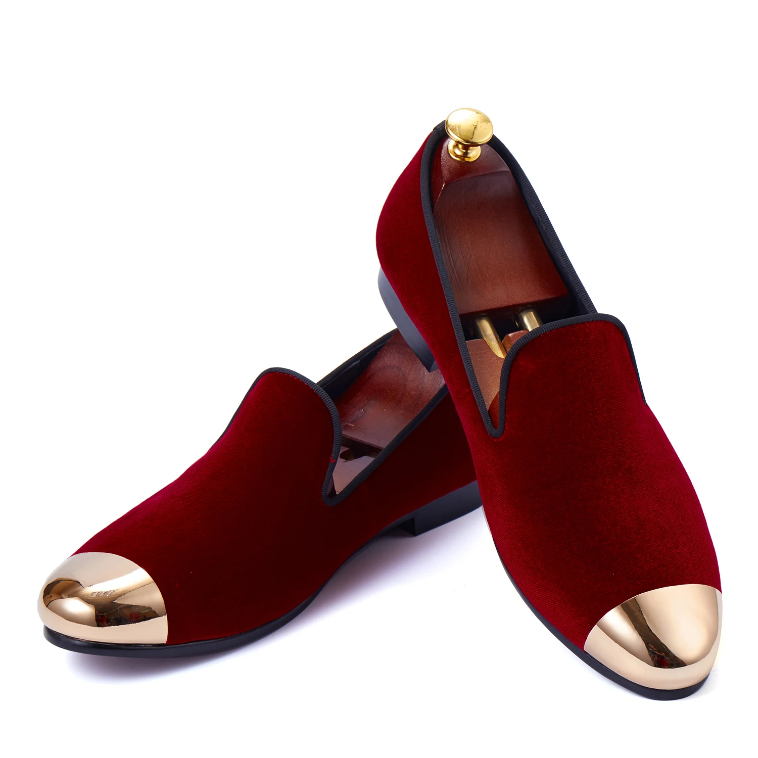 Harpelunde/Классические Мужские модельные туфли Черные бархатные лоферы с