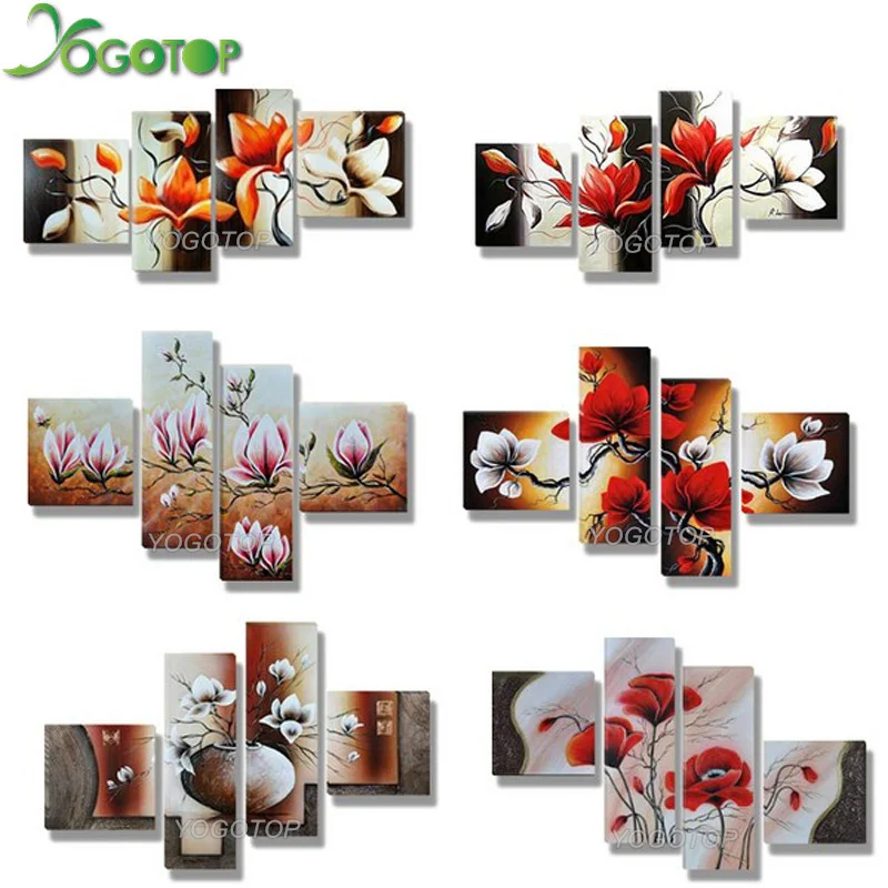 Алмазная живопись YOGOTOP DIY вышивка крестиком 5D алмазная полная мозаика рукоделие