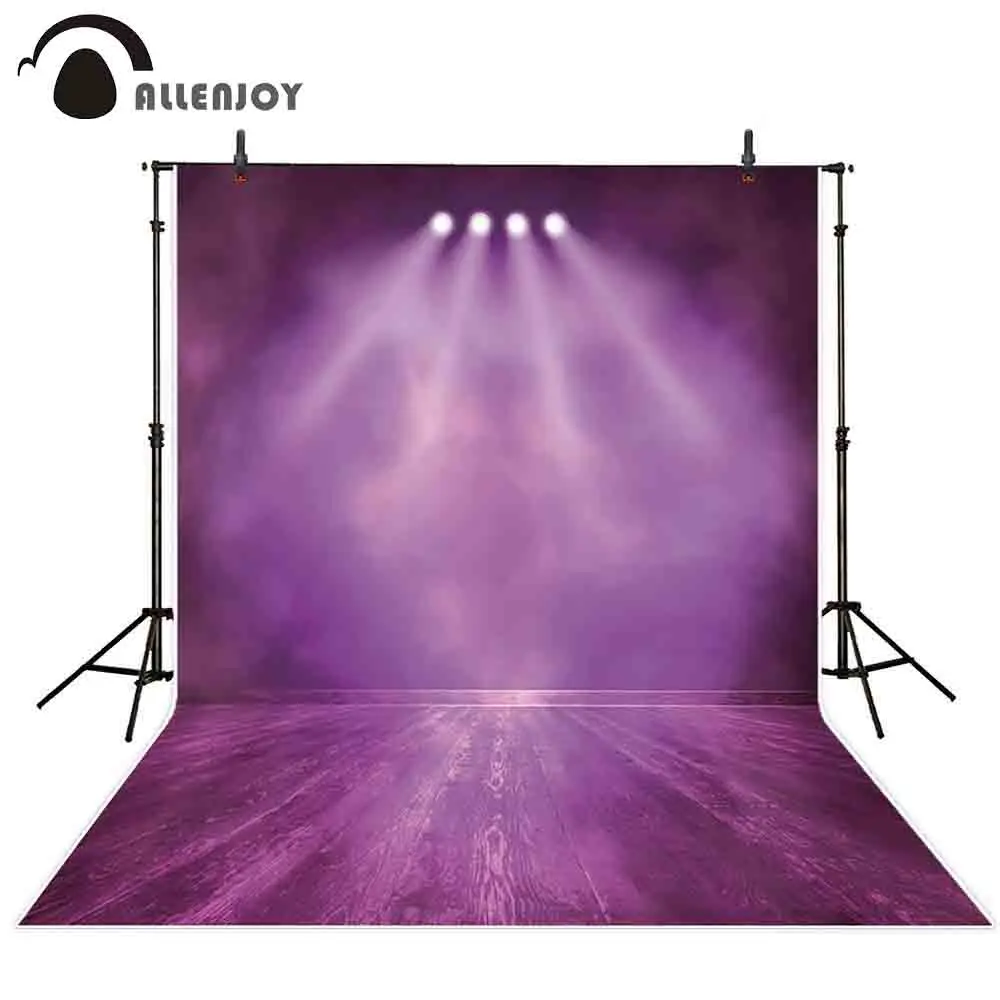 Фон для фотосъемки Allenjoy Блестящий сценический кинотеатр деревянный фон