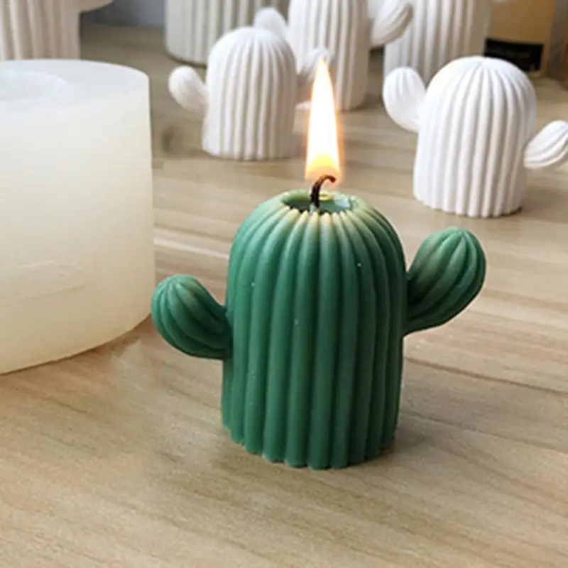 S/M/L силиконовый Кактус в форме искусственного гипса цвет мыла Случайная