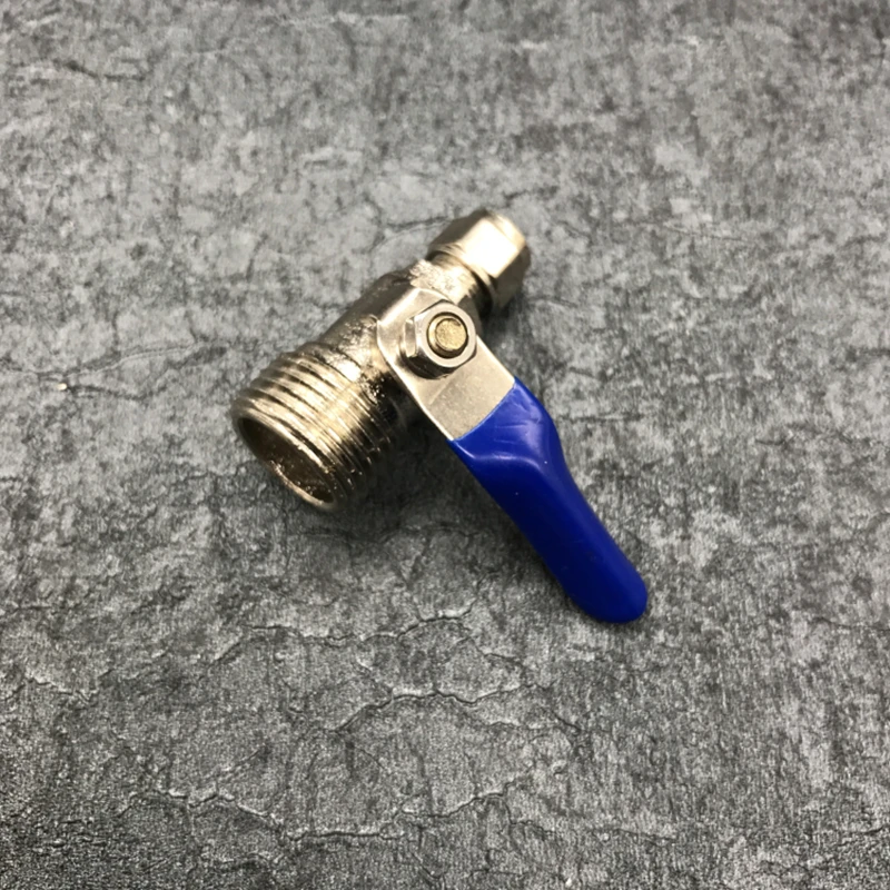 2 шт. 1/2 &quotBSP резьба на 1/4&quot шланг PE труба металлический шаровой клапан впускной