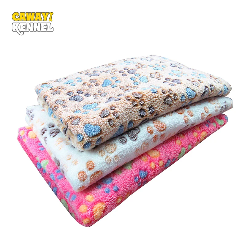 CAWAYI питомник Собака Кошка Pet мягкое Коралловое флисовое теплое термобелье лапа