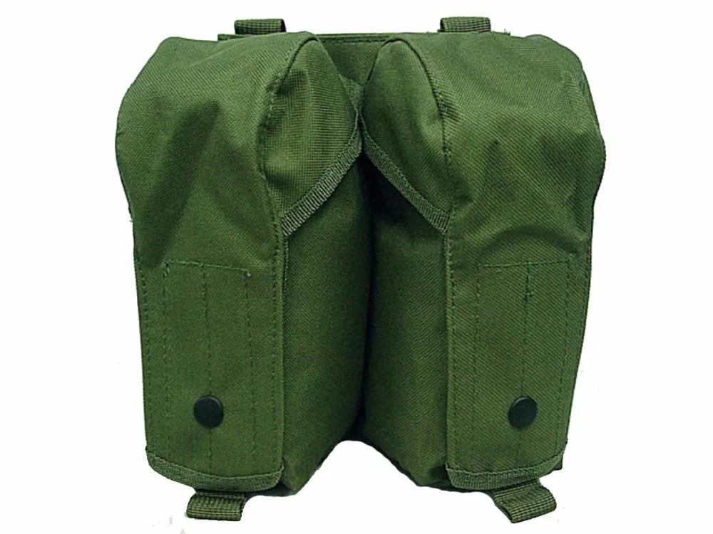 Тактический Двойной подсумок для магазинов держатель Molle AEG AK охота страйкбол