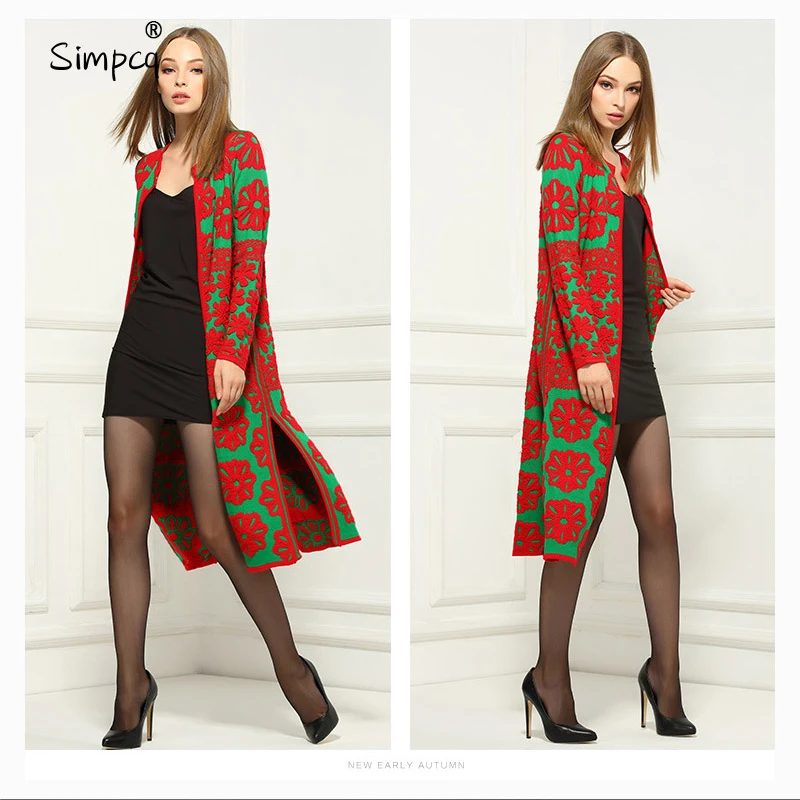 Fashion Long Trench Coat For Women Full 3d Skirt Worsted New Time-limited Burderry Charm Sweater Cardigan Casaco Feminino |
